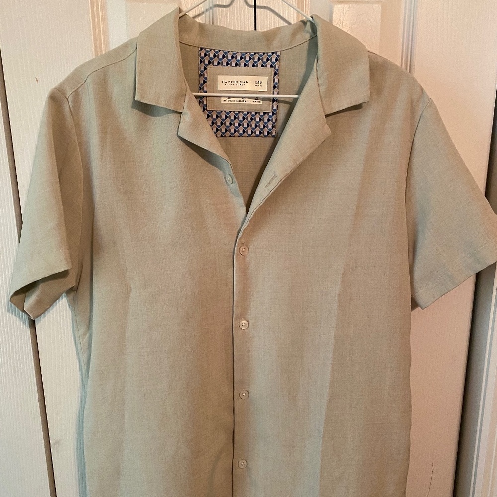 Men button up shirt